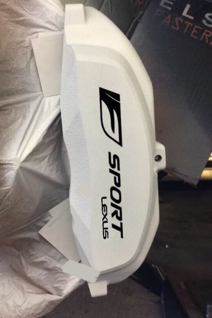 Lexus F Sport Brake Caliper High Temp Vinyl Decal Sticker 4X (Choose Color)