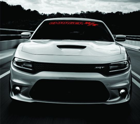 Dodge Charger RT Windshield Banner Sticker Decal 2011-2017 HEMI RT SXT Ralleye v6 v8