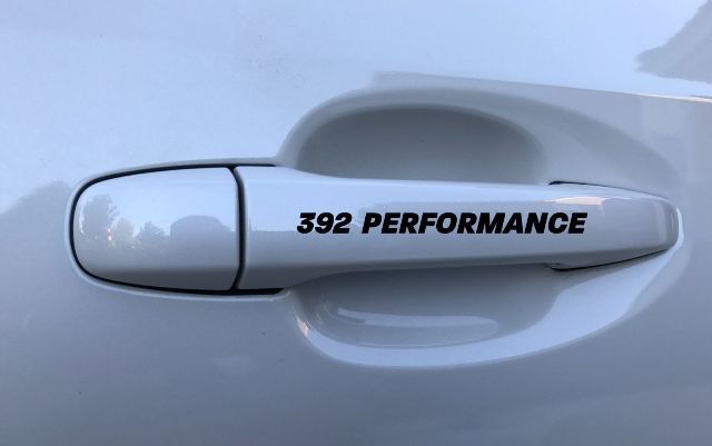 392 Performance Door Decal Sticker Logo Vinyl Emblem DODGE CHALLENGER HEMI SRT