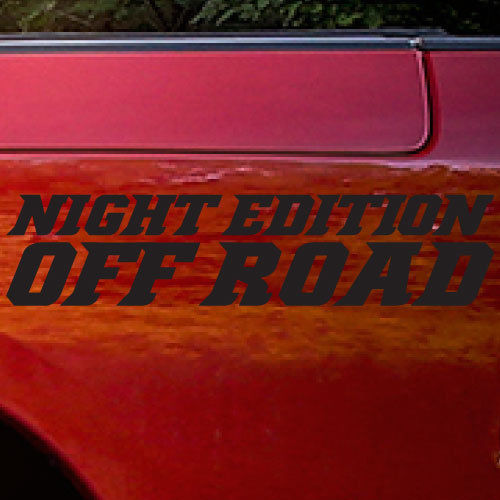 Dodge Ram Rebel Night Edition Side Truck Vinyl Sticker Decal Graphic Off Road Pickup 2023