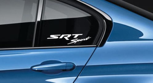 Dodge Racing Decal Sticker logo Mopar Racing HEMI Hellcat New USA Pair