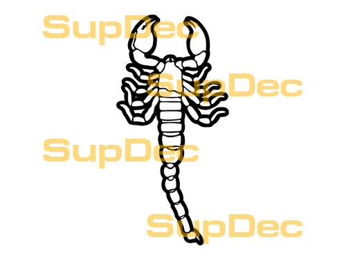 Scorpion Vinyl Art Wall  Window Bathroom Sticker Decal  #11