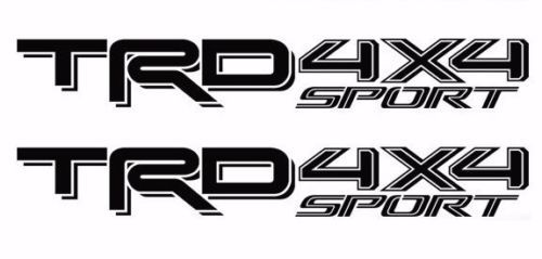 TRD 4X4 Sport Toyota 2016 2017 Tacoma Tundra Truck Pair Stickers Decals 2 Decal Vinyl Pre