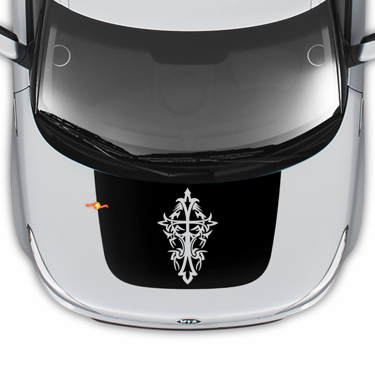 Hood Decal Wrap Vinyl Decals Stickers for Kia Soul 51