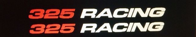 (1) 325 RACING ହୁଡ୍ ଷ୍ଟିକର ଡିକାଲ୍ ଫର ଦି 5.3L ଚେଭି ସିଲ୍ଭେରାଡୋ, ମାଲିବୁ, ଇମ୍ପାଲା
