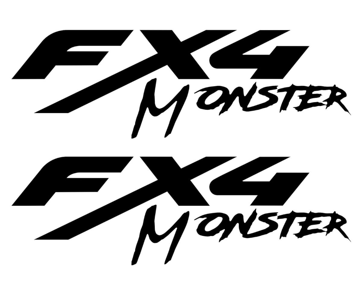 FX4 Monster bedside side vinyl Sticker Decal for FORD TRUCK