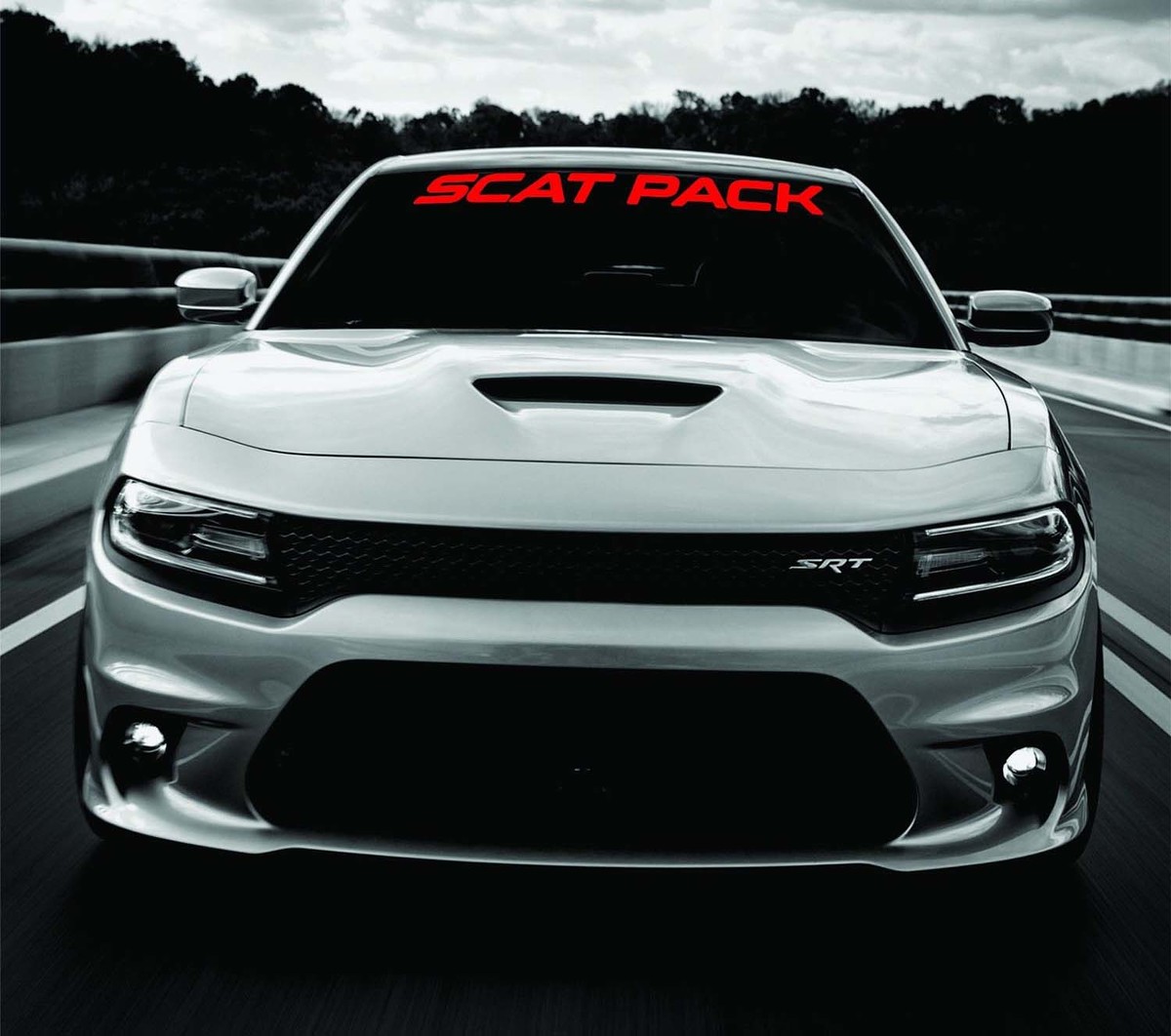 Dodge Charger SCAT PACK Windshield Banner Sticker Decal 2011-2018 SRT MOPAR 392 Scatpack