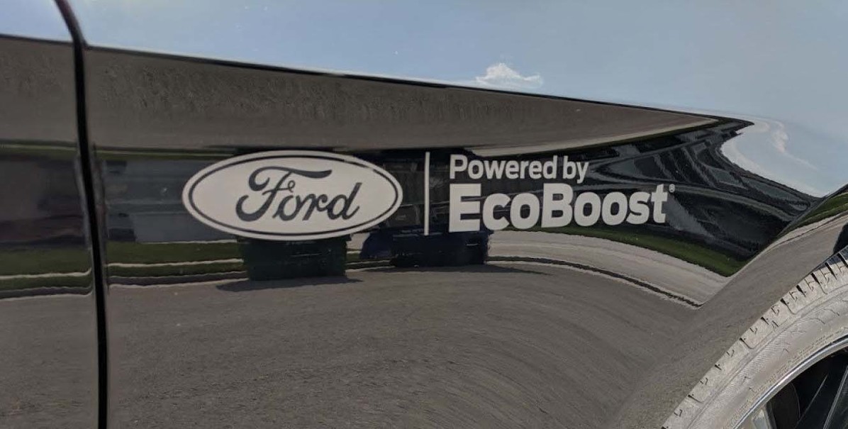 2010 - 2020 Ford Mustang Powered By Ecoboost Fender Decal Vinyl Sticker Graphic Pr