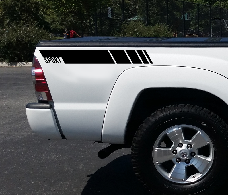 SPORT Side Stripe Rocker Panel Sticker Decal vinyl fits Toyota 4runner tacoma TS1