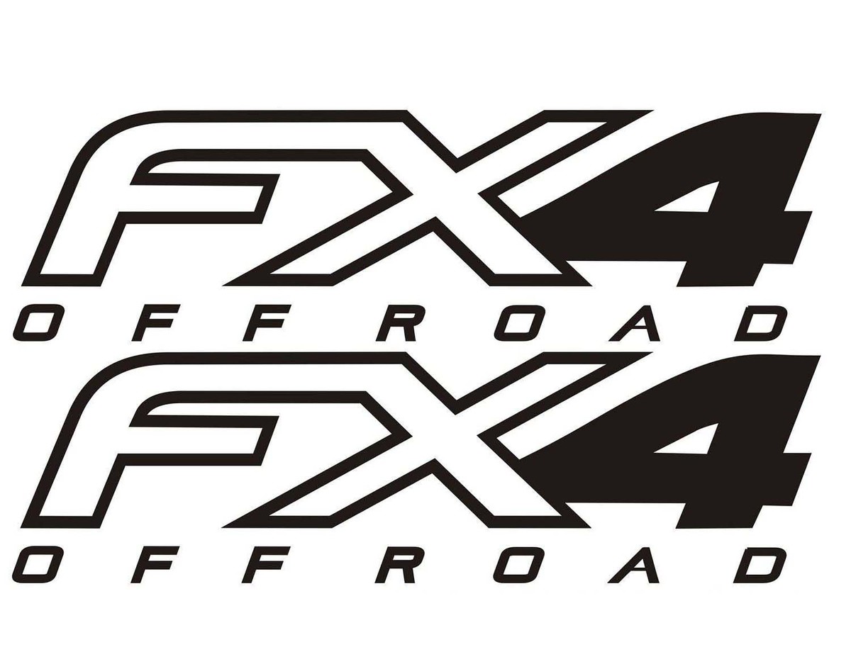 Fx4 Truck Bed Stickers Decals (Set) fits Ford Super Duty F-250 etc