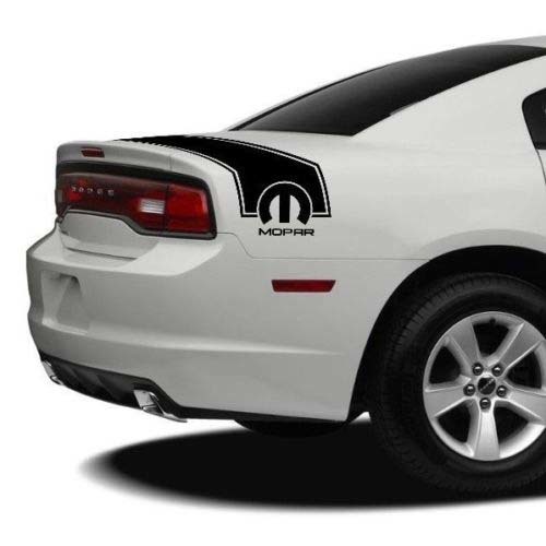2011-2014 Dodge Charger Mopar Rear Trunk Band Complete Vinyl Sticker Decal Graphic Kit