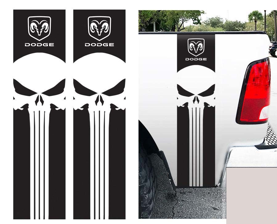 Dodge Ram 1500 2500 3500 Racing Stripe Hemi RAM 4x4 Decal Truck Sticker Vinyl H7