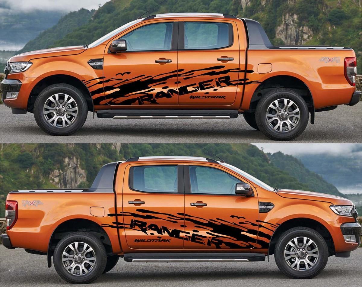 Ford Ranger Wildtrak large side Vinyl Decals graphics sticker