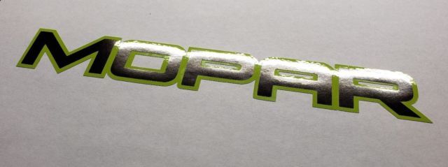 Mopar decal Sticker different colors srt hemi ram srt8 charger challenger cuda