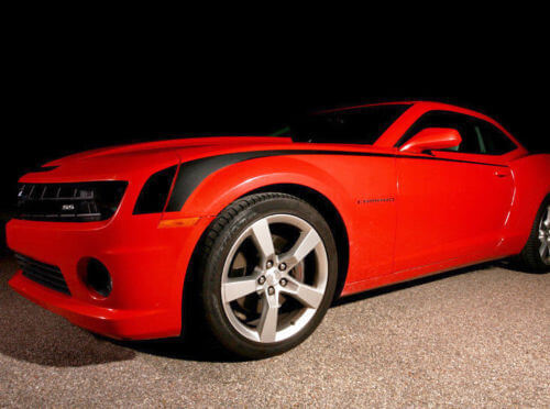 Chevrolet Camaro 2010-2013 HOCKEY STICK Side Vinyl Stickers Decals Graphics Stripes