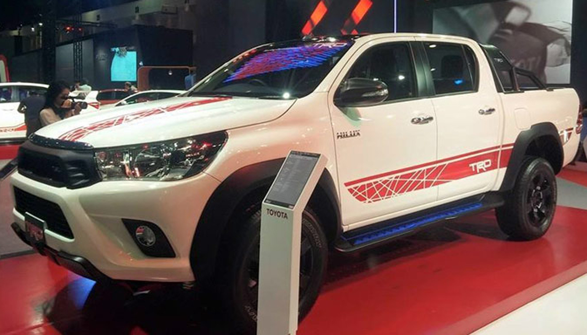 3 x Toyota Hilux TRD Off Road  side Vinyl Decals graphics rally sticker