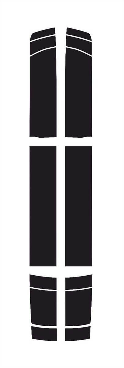 2016-2017 Camaro Pin Stripe Rally Vinyl Graphic Stickers Decals Racing Stripes SS RS