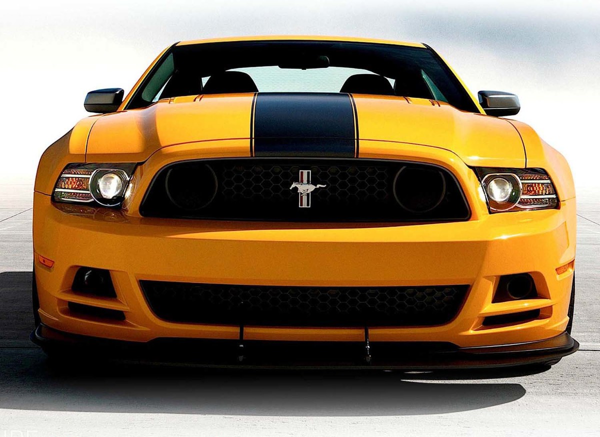 Ford Mustang 2013-2020 BOSS hood center racing stripes rally stripe pre-cut Sticker Decal