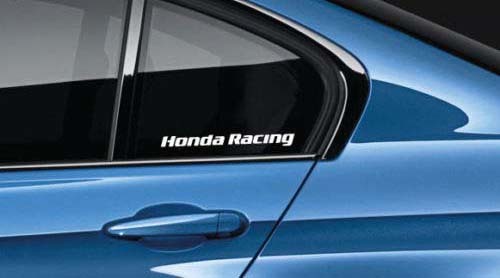 Honda Racing Decal Sticker S2000 Civic Type R Integra Accord Turbo F1 Vtec Pair
