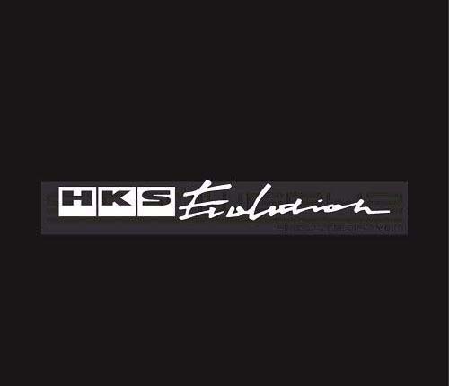 HKS Evolution Decal Sticker JDM Racing mod Honda Toyota turbo Exhaust Pair