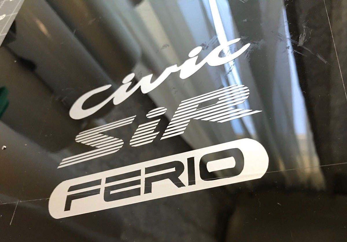 Honda Ferio Sir Eg7 Eg9 Sedan Sticker Decal Set Jdm Stance Oem Size