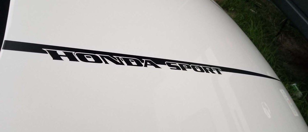 Honda Accord Sport 2018 Hood Stripes Vinyl Decal Car Vehicle Graphics Stickers
