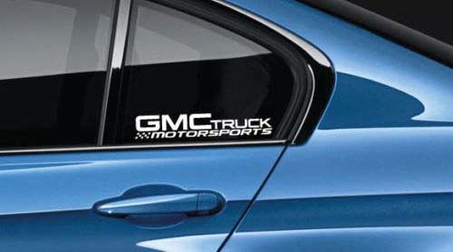 GMC Truck Motorsport Sticker  Truck Acadia Sierra yukon denali American Pair