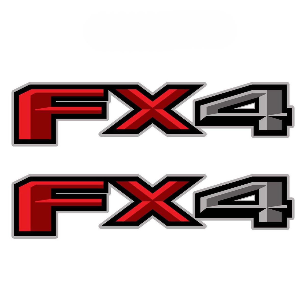 Set of 2: 2018 Ford F- 150 FX4 off-road винил декал стикер пикап камион страна на леглото
