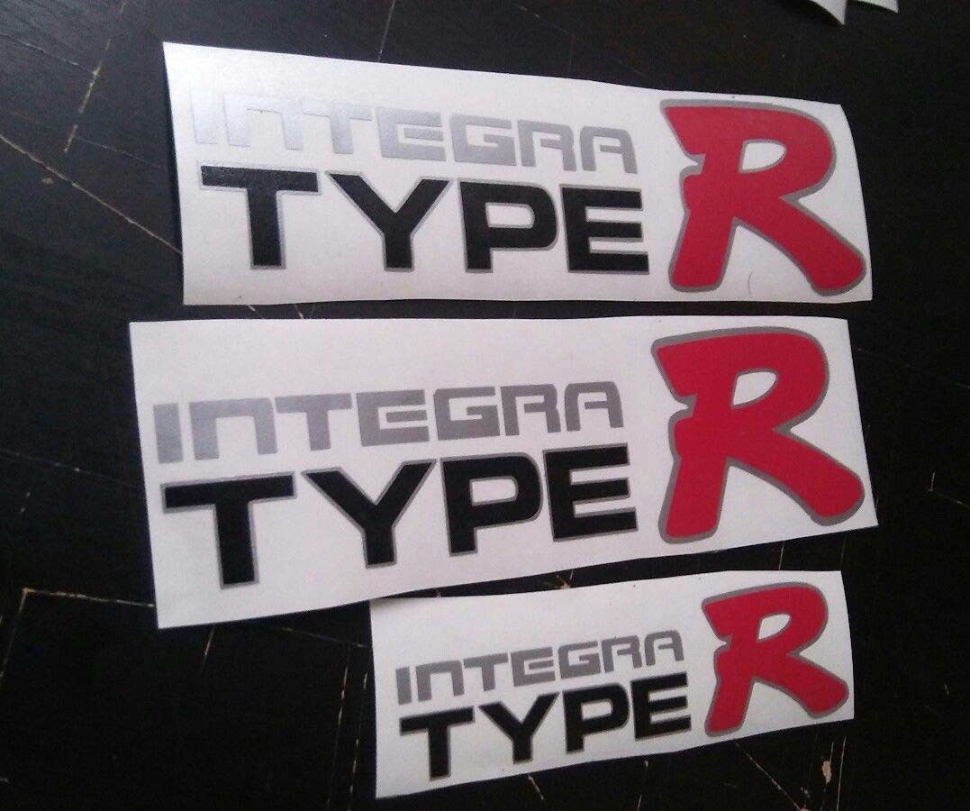 Honda Japan Integra Type R Decal Black Variant Sticker Jdm Oem Size Illest Dc2
