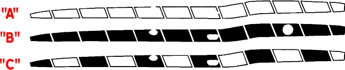 2008 & Up Dodge Challenger Full Length Upper Bodyline Strobe Side Stripe Kit