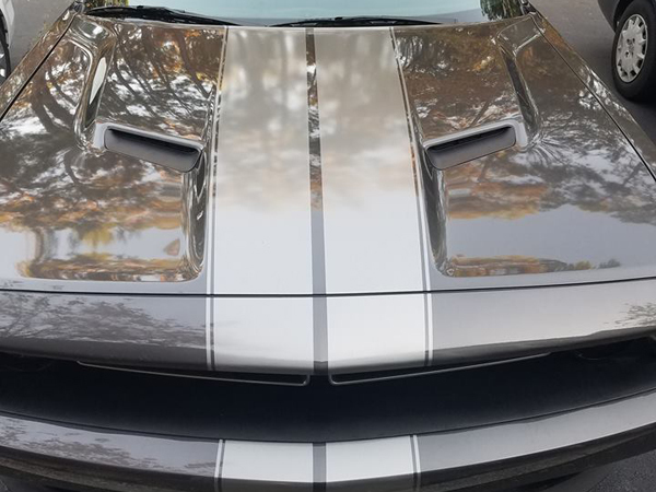 2015 & Up Dodge Challenger 16 piece  392 Style Rally Stripe Sticker Decal Kit

