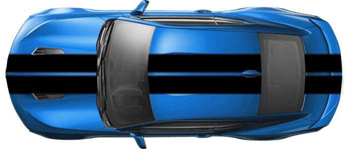 2016 & Up Chevrolet Camaro  Pace Car Style Rally Stripes Bumper to Bumper