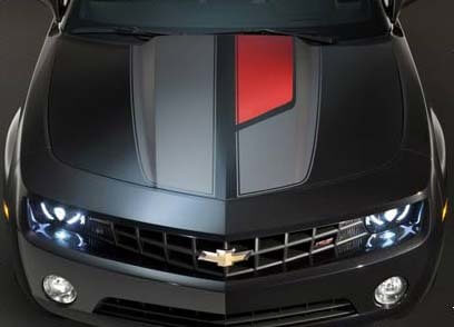 2010 & Up Chevrolet Camaro 45th Anniversary Style Rally Stripe Kit Vinyl Decals Stickers 