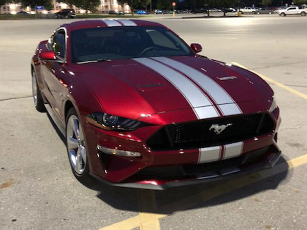2015 & Up Ford Mustang Dual Stripe Thin Vinyl Decals Stickers
