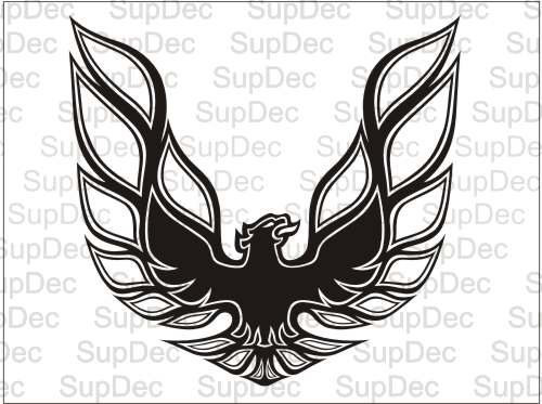 Firebird Trans Am Hood Bird Sticker Decal Graphic Any Color