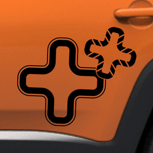 Jeep Renegade Logo Vinyl Sticker Decal Side Graphic Off Road Camo Options SUV