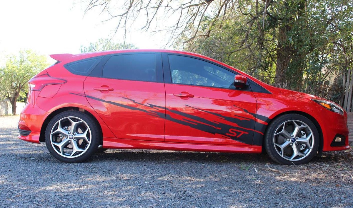 2013 2014 2015 2016 2017 Ford Focus ST ଫୁଲ୍ଲ୍ଅପ୍ Sticker Decal kit

