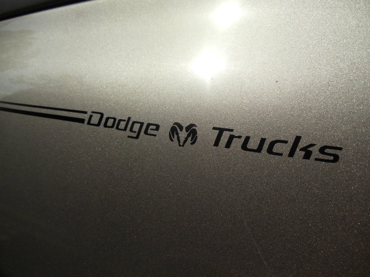 Dodge Ram Trucks Pin Stripe Insert Stickers Decals + Your choice of color