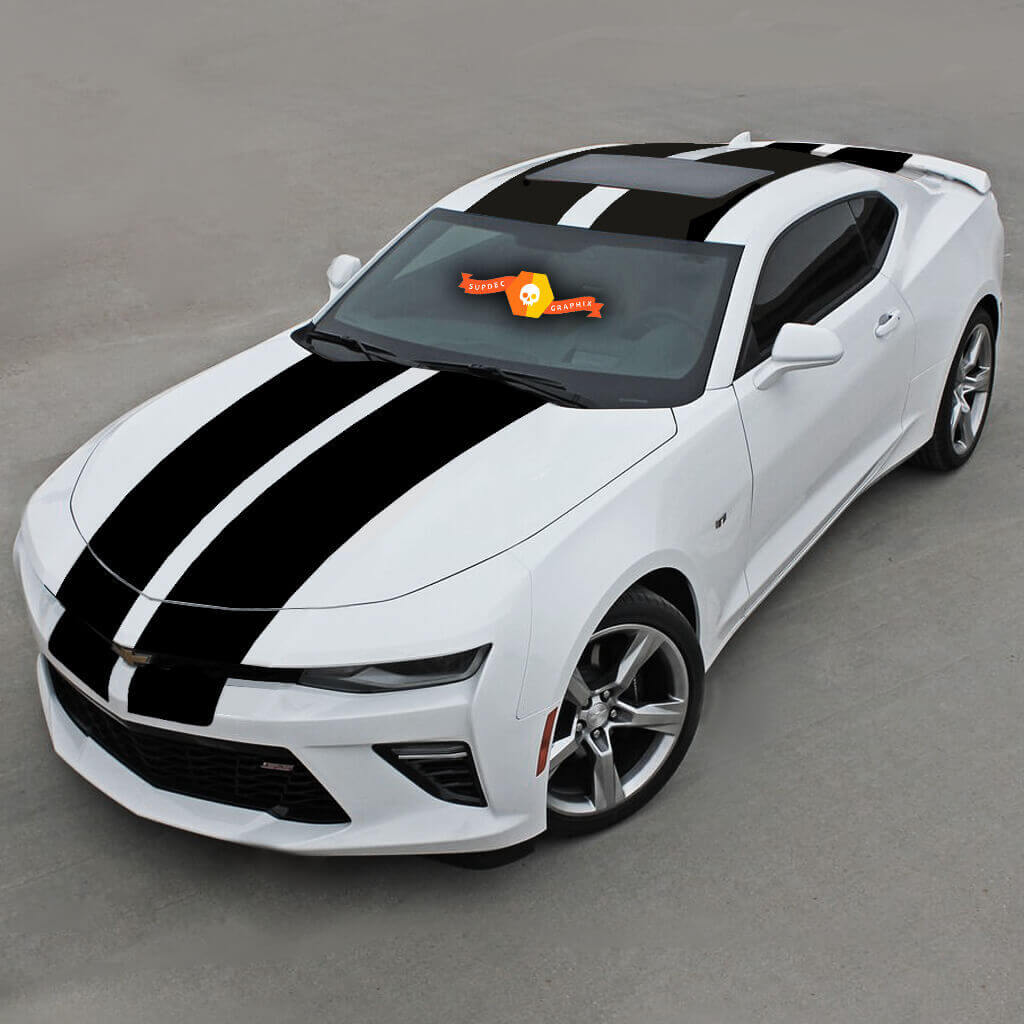 Over The Top Racing Double Vinyl Stripes Vinyl Decal Sticker for Chevrolet Camaro 2