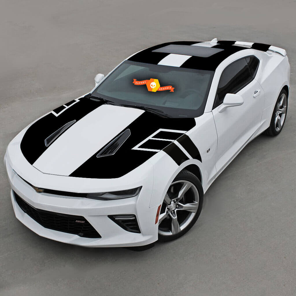 Ns1 Style Over The Top Vinyl Stripes Vinyl Decal Sticker for Chevrolet Camaro