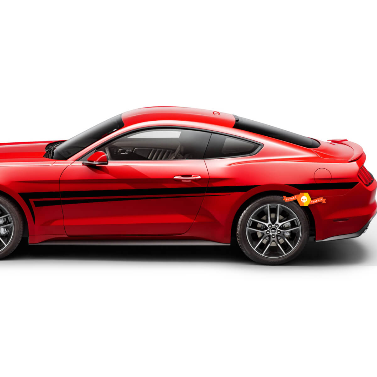 Tribal Side Stripes for Ford Mustang 2005- 2024 Accent Stripes
