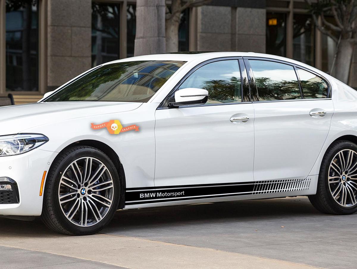 BMW Motorsport side stripes vinyl body decal sticker bmw 1 3 5 7 series x5 x6