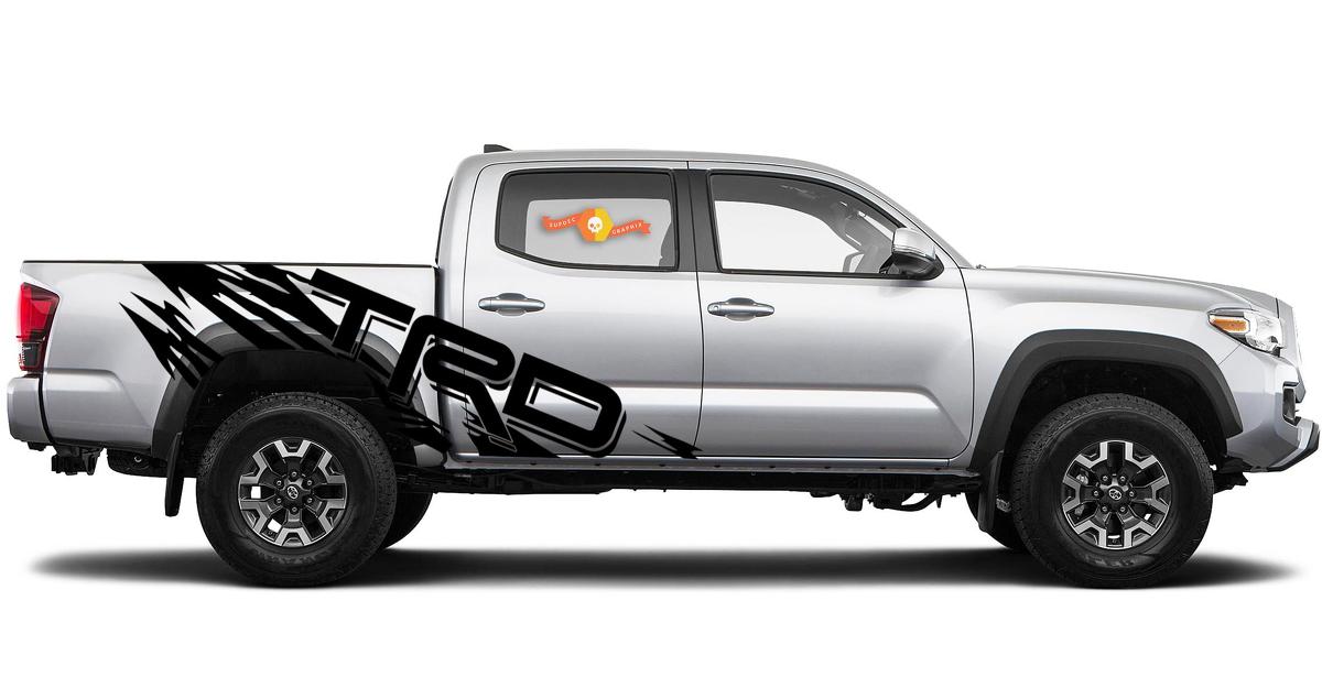 TRD RIPPED-Bed Graphics Vinyl Decal Sets for Toyota, Trucks, Custom  vinyl decals stickers 
