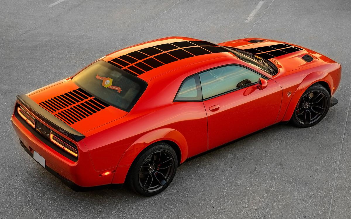 Dodge Challenger PULSE RALLY 2015 - 18 Blacktop Kit Vinyl Graphic Sticker Decal Stripe