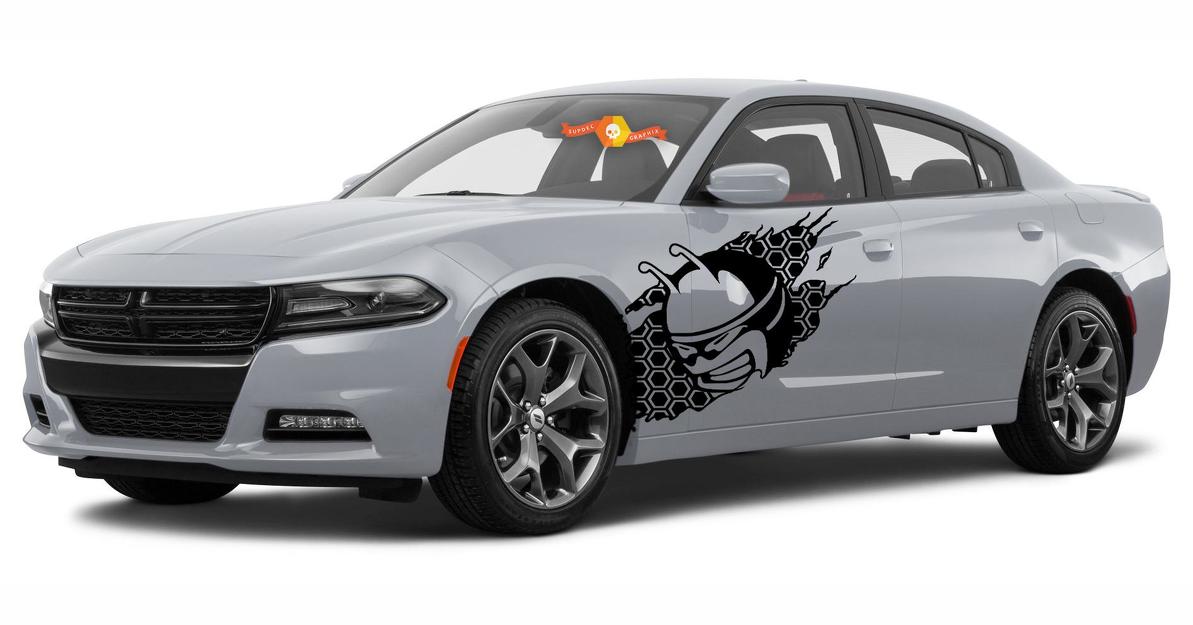 2 Dodge Charger Scat Pack Quarter Panel Stickers Decals Vinyl Graphics 2011-2018 Scatpack