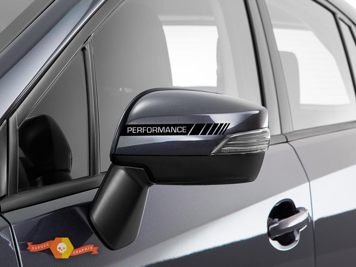 2 pack Mbe Rearview Mirror Side Motorsport Stripe Decal Sticker Vinyl Racing
