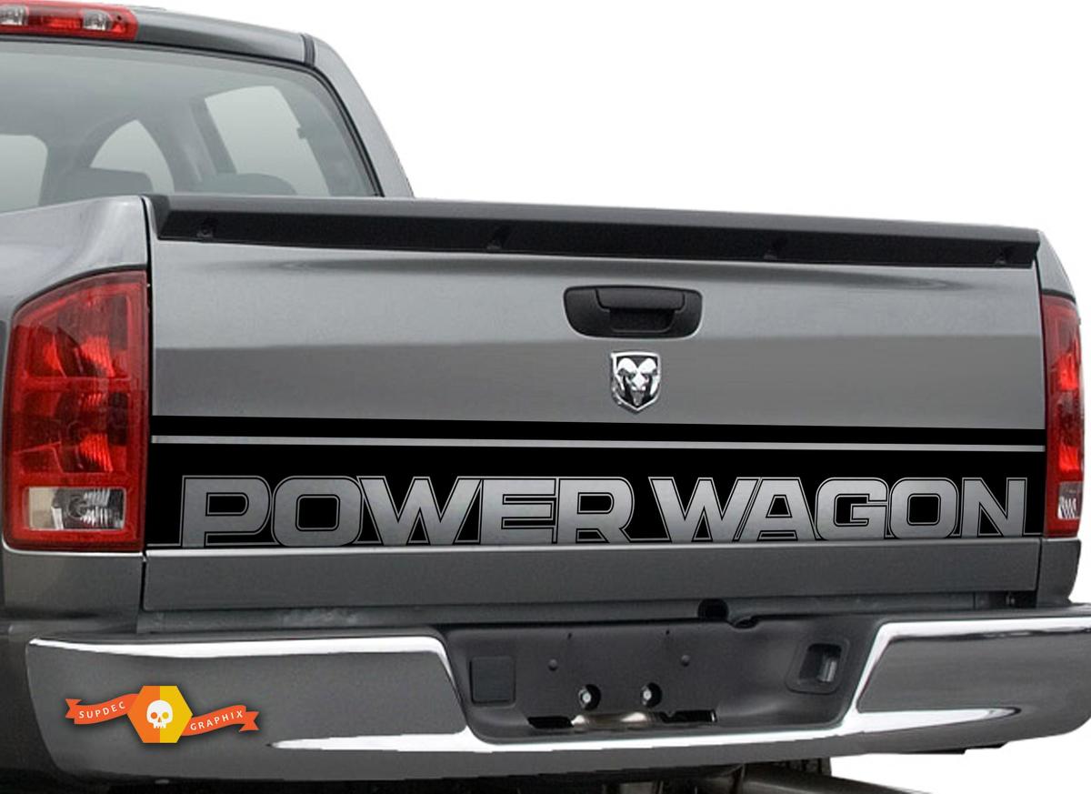 Dodge Ram 1500 Power Wagon Truck Tailgate Accent Vinyl Graphics stripe Sticker Decal-1