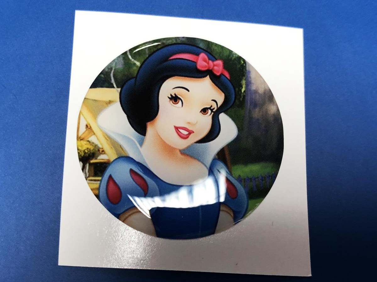 Snow White Fuel Door Insert emblem domed Sticker Decal for Challenger Dodge