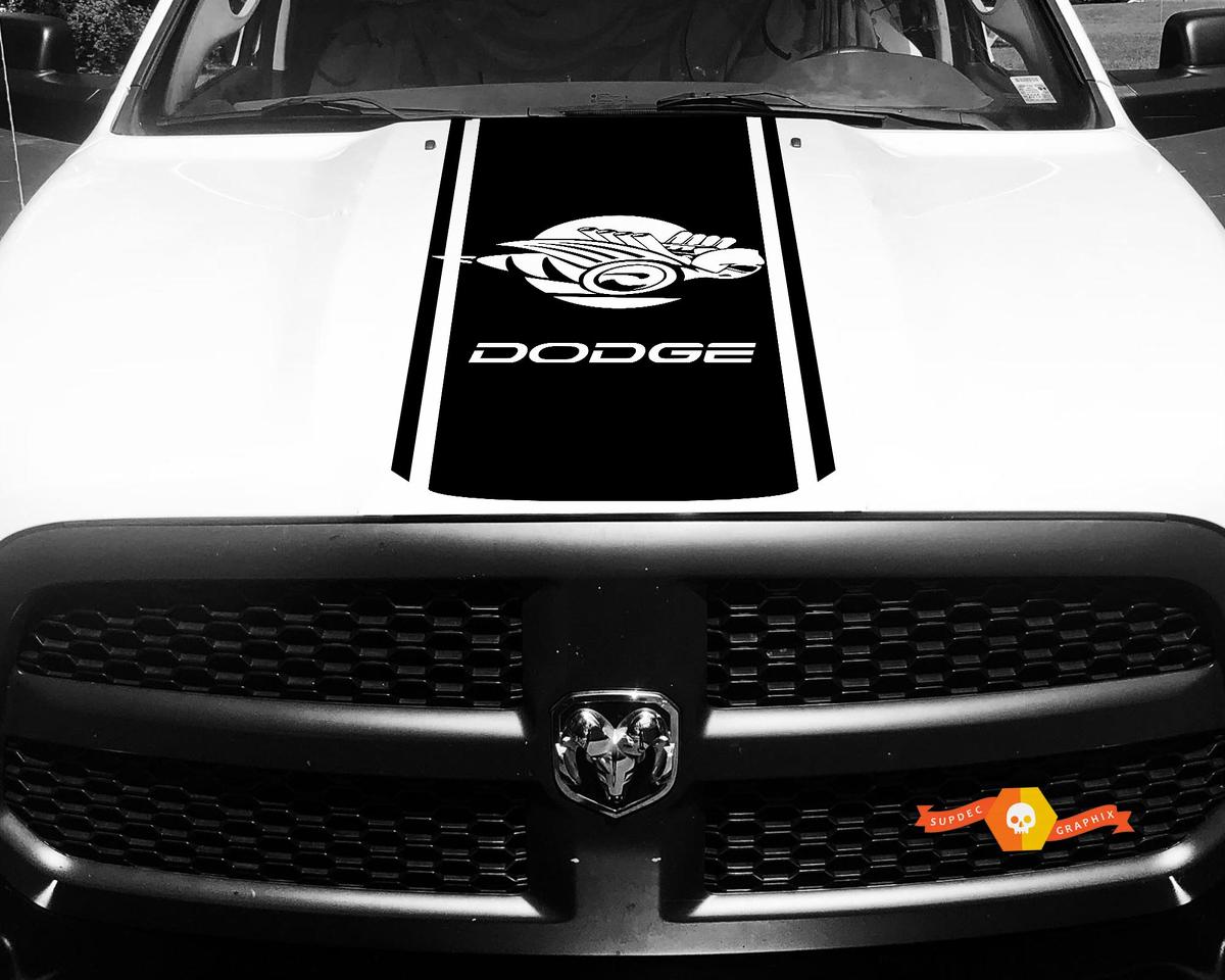 1500 2500 3500 Truck Vinyl Racing Stripe Ram Bee Hood Decals Stickers #77