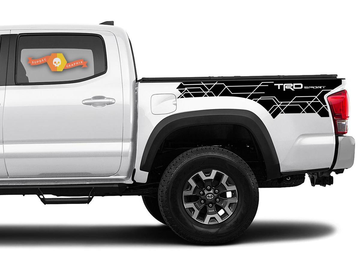 Toyota Tacoma 2016-2020 TRD Sport side kit Vinyl Decals graphics sticker